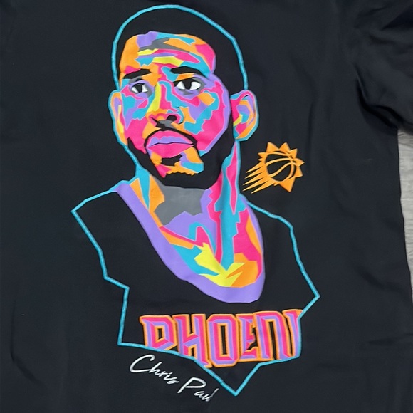 NBA Chris Paul Basketball Color T-Shirt Size Kids Medium 10-12 - Picture 2 of 5